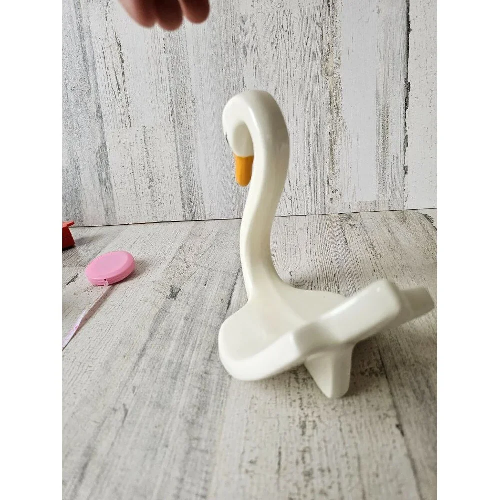 Vintage ceramic JF 1988 swan duck‎ unique decor